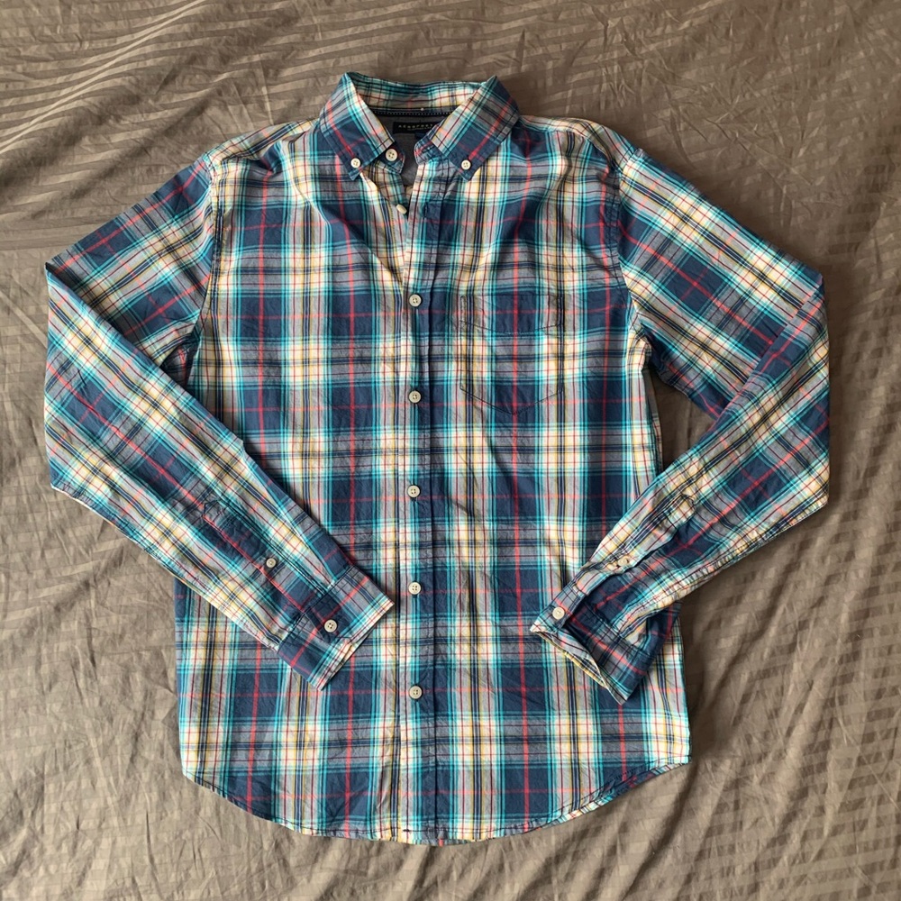 Aeropostale Button Up Plaid Shirt